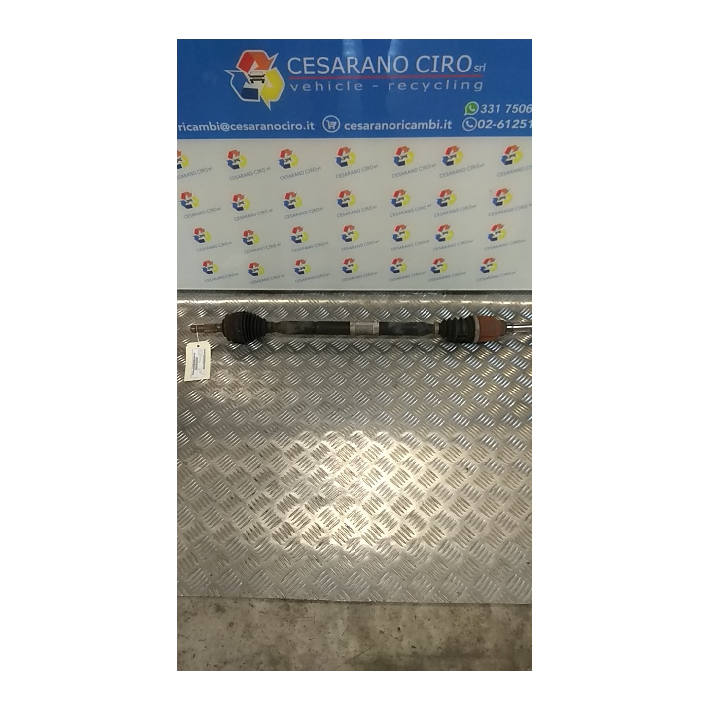 SEMIALBERO ANT. COMPL. DX. 047 CITROEN C3 2A SERIE (A51) (03/13-) ZM01 9801388680