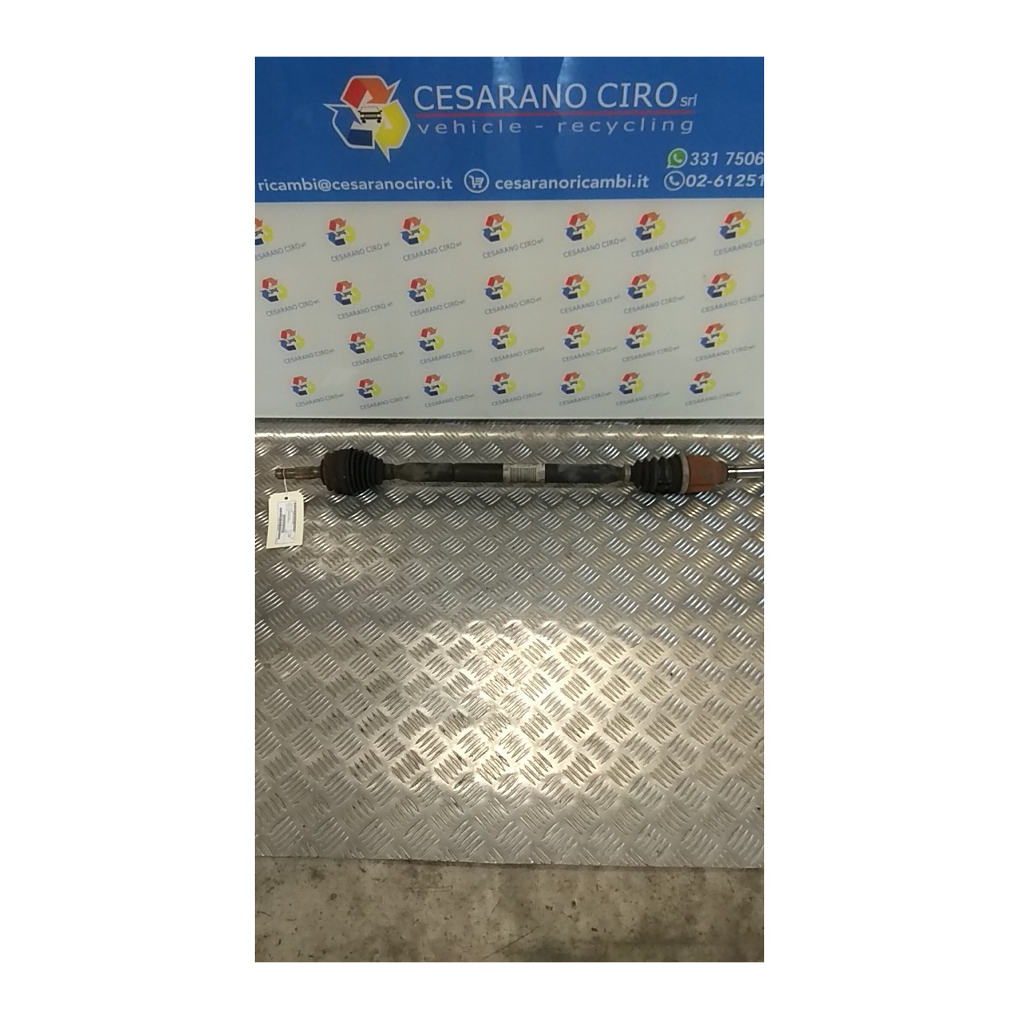 SEMIALBERO ANT. COMPL. DX. 047 CITROEN C3 2A SERIE (A51) (03/13-) ZM01 9801388680