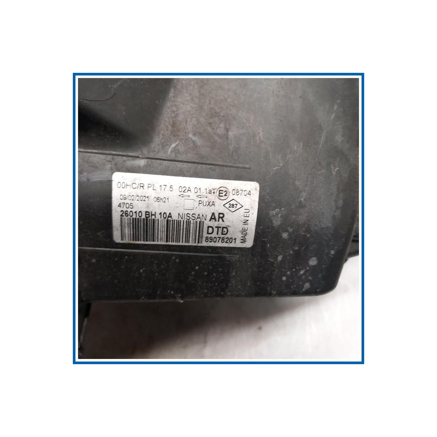 Proiettore ant. dx. NISSAN Note I