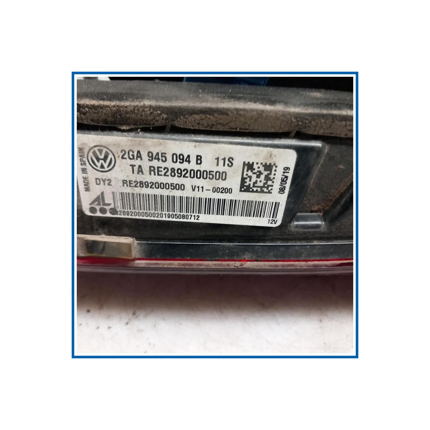 Fanale int. post. dx. VOLKSWAGEN T-Roc