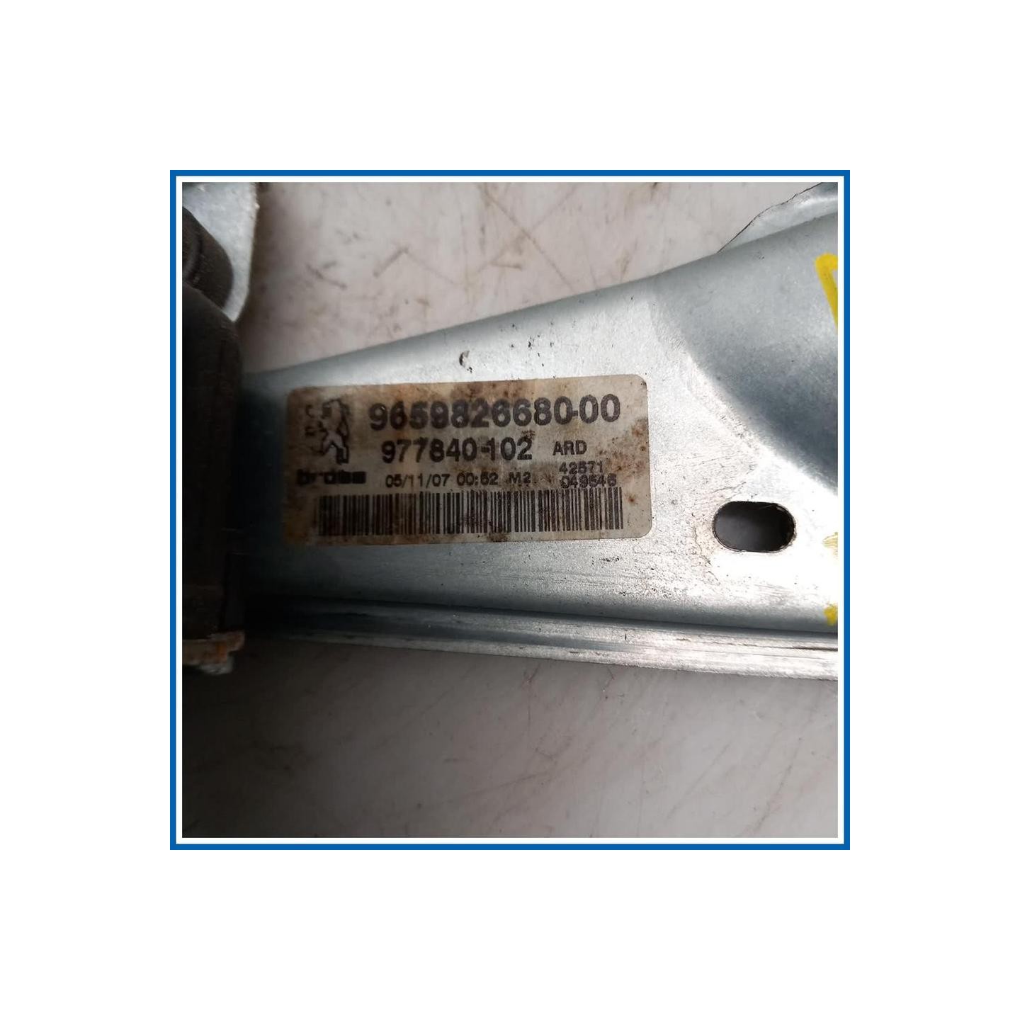 Alzacristallo porta post. dx. PEUGEOT 308 I