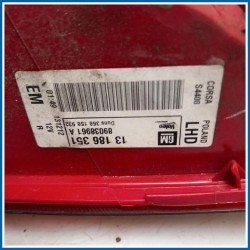 Fanale post. dx. OPEL Corsa D