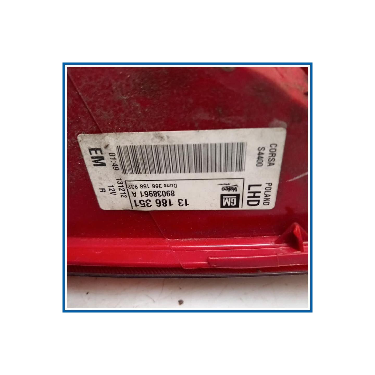 Fanale post. dx. OPEL Corsa D