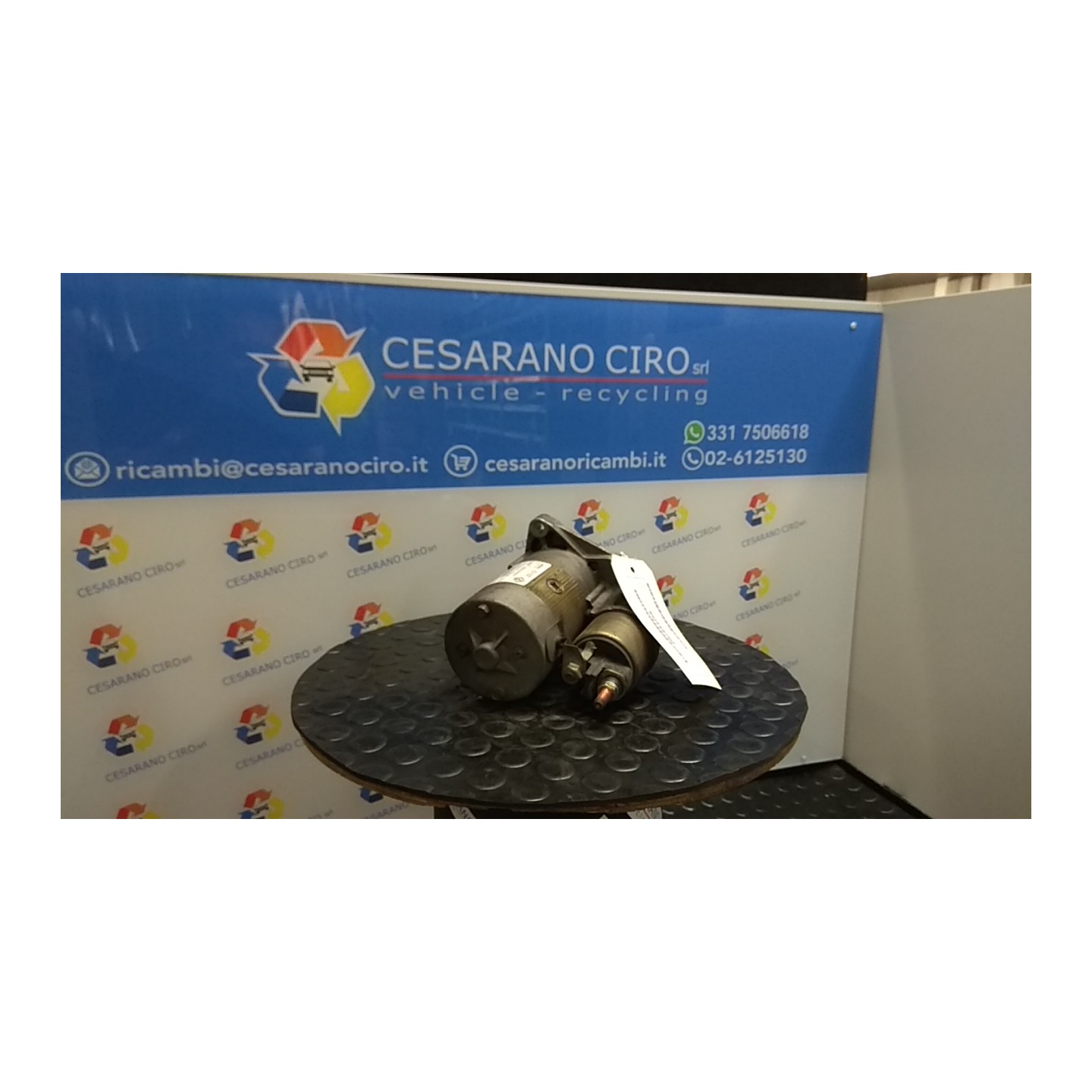 MOTORINO AVVIAMENTO BOSCH,T.373928- 058 FIAT PANDA (2Q) (09/03-12/10) 187A1000 51772325