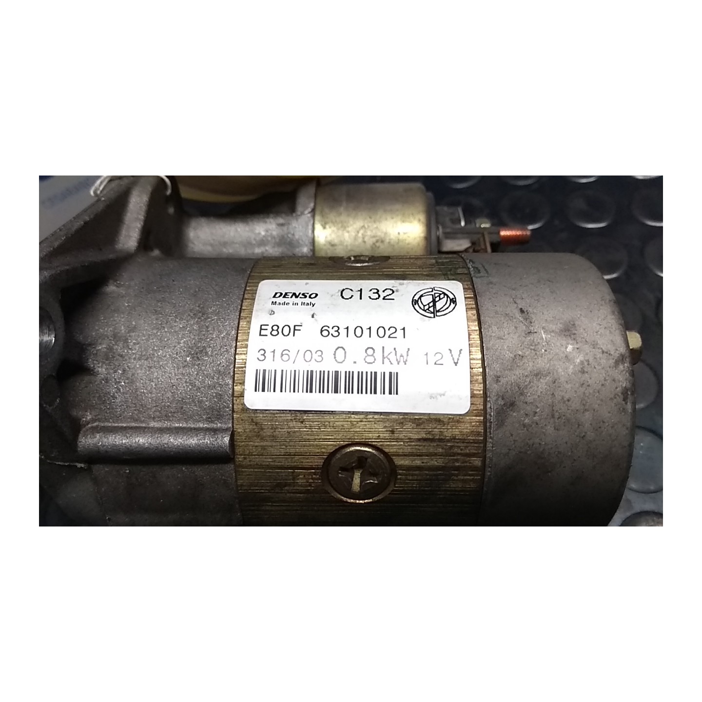 MOTORINO AVVIAMENTO BOSCH,T.373928- 058 FIAT PANDA (2Q) (09/03-12/10) 187A1000 51772325