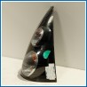 Fanale post. dx.FONDO NERO CON PORTALAMPADA E CONNETTORE CITROEN C1 (05/05>04/14