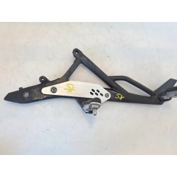 Piastra attacco pedana appoggiapiedi anteriore e posteriore Kawasaki ER-6N (12-16) ER-6N 25Kw Sinistro