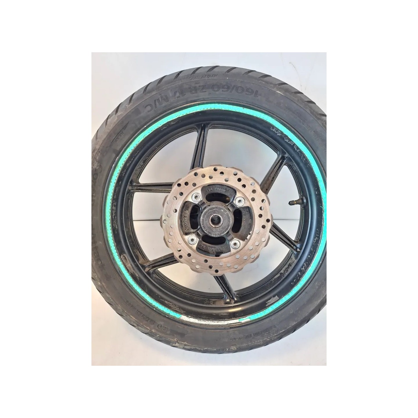 Ruota/cerchio posteriore con cuscinetti Kawasaki ER-6N (12-16) ER-6N 25Kw 