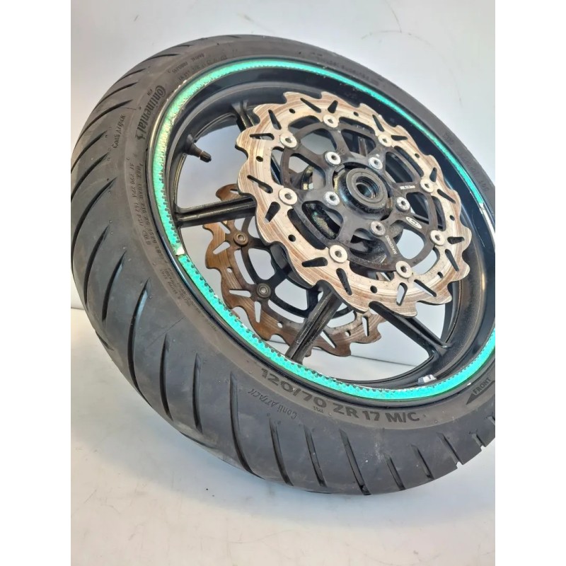 Ruota/cerchio anteriore con cuscinetti Kawasaki ER-6N (12-16) ER-6N 25Kw 