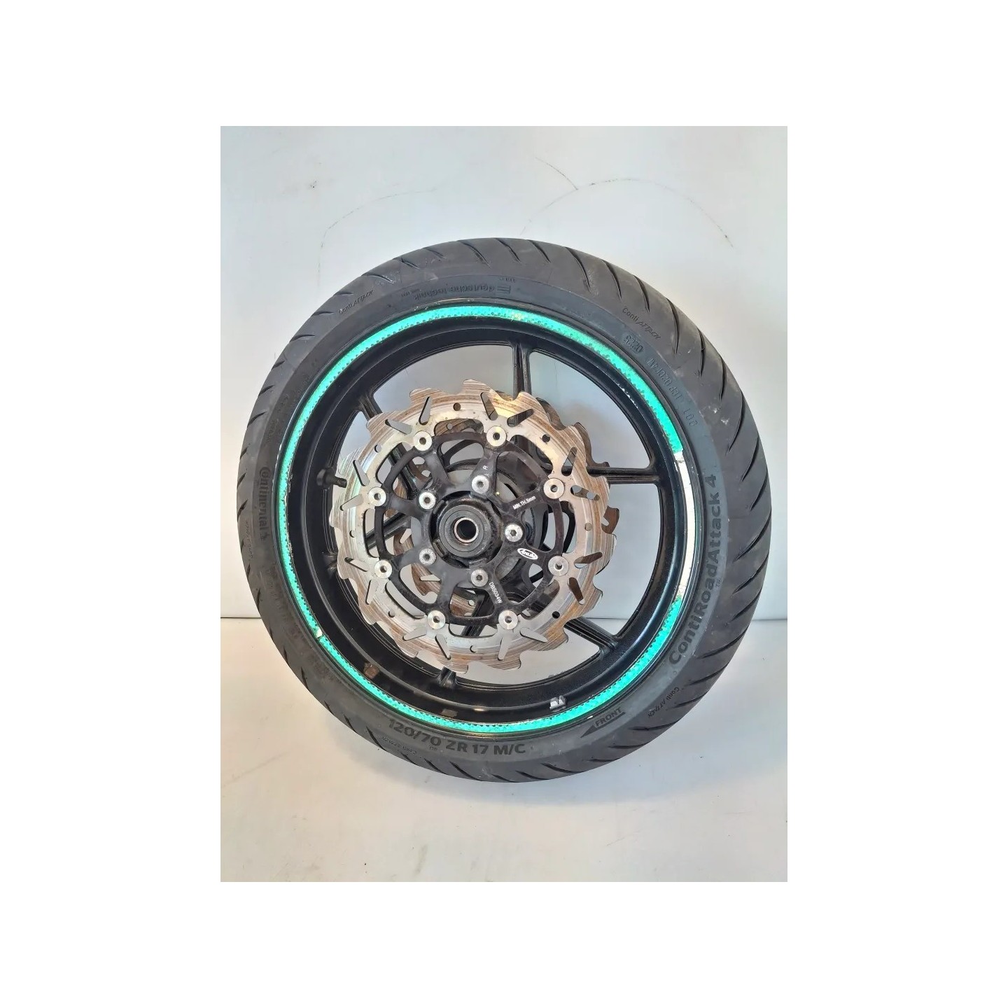 Ruota/cerchio anteriore con cuscinetti Kawasaki ER-6N (12-16) ER-6N 25Kw 