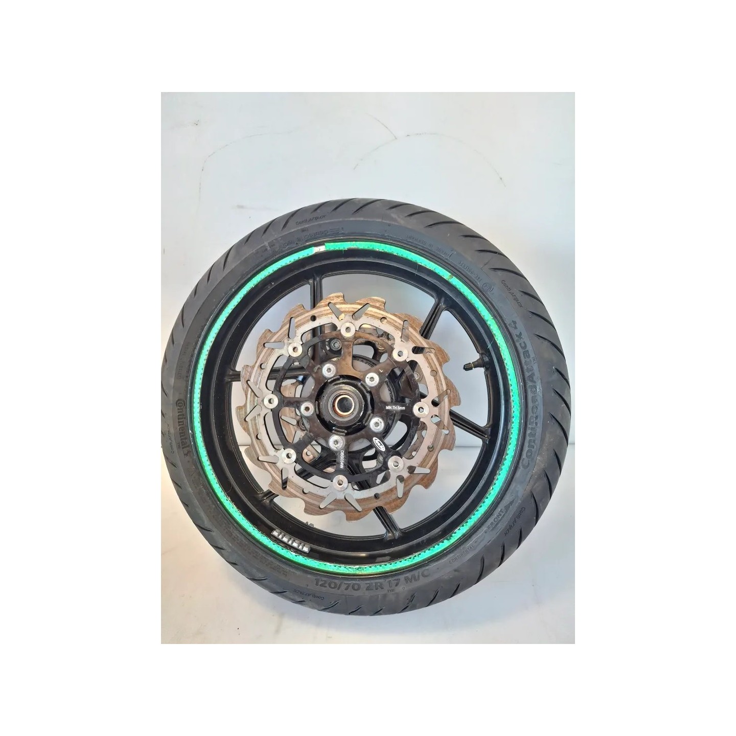 Ruota/cerchio anteriore con cuscinetti Kawasaki ER-6N (12-16) ER-6N 25Kw 