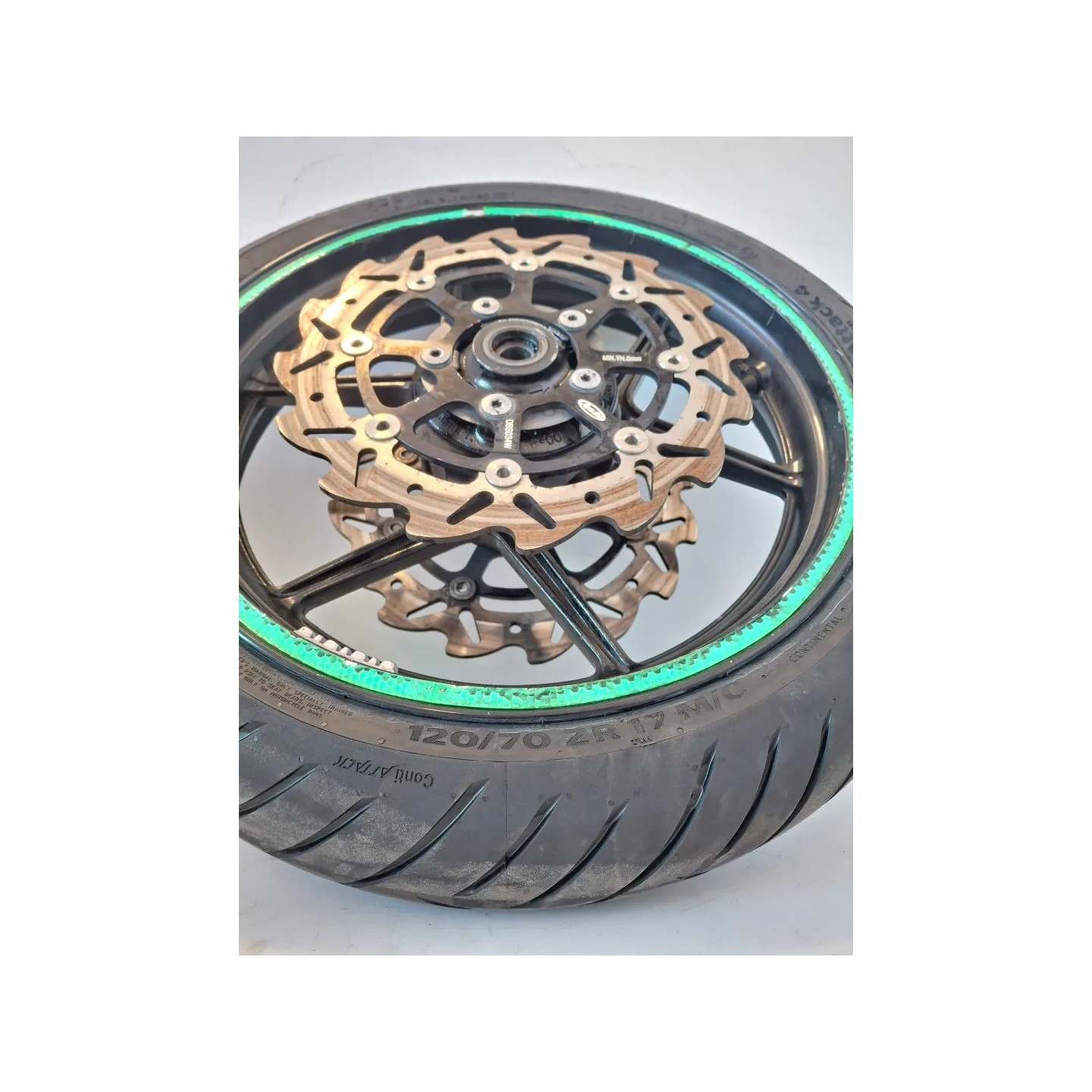 Ruota/cerchio anteriore con cuscinetti Kawasaki ER-6N (12-16) ER-6N 25Kw 