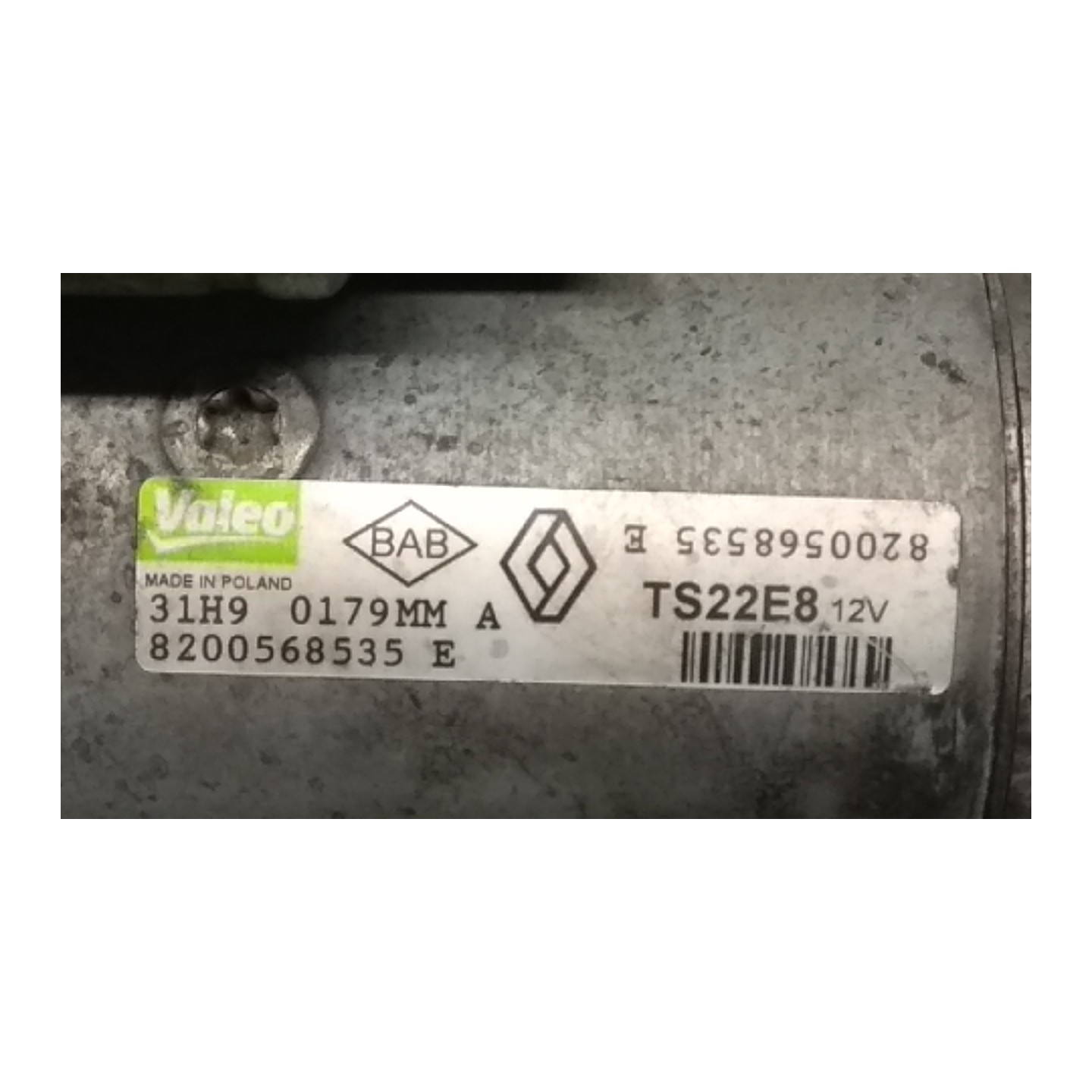 MOTORINO AVVIAMENTO MITSUBISHI 023 RENAULT KOLEOS (05/08-) M9RG8 23300JG70A