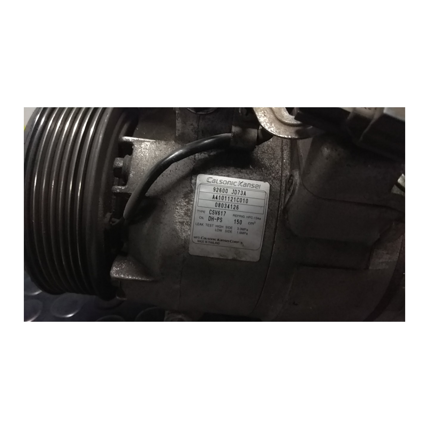 COMPRESSORE A/C 046 NISSAN QASHQAI (J10E/JJ10E) (02/07-12 M9R 92600JD74A