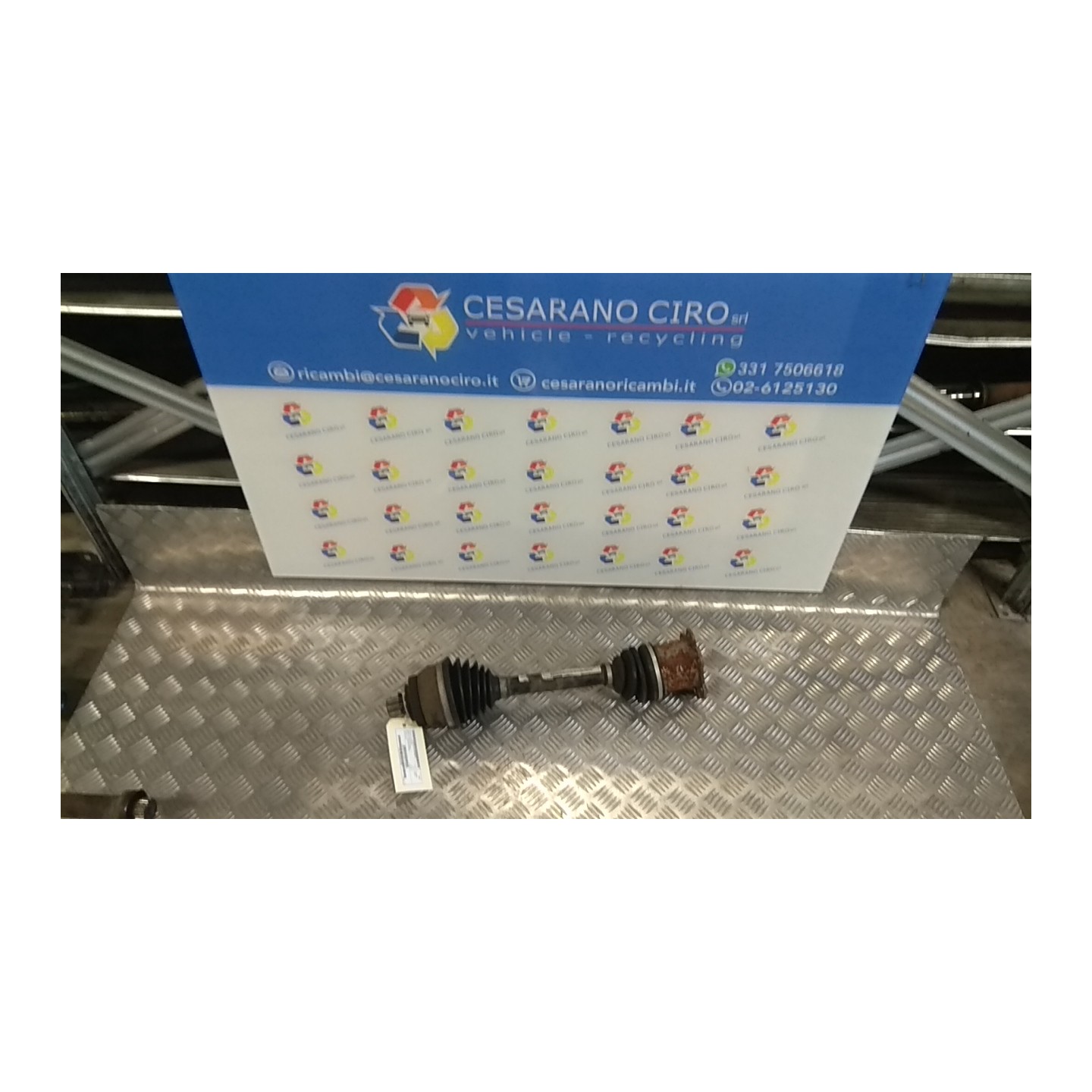 SEMIALBERO ANT. COMPL. SX. 015 VOLKSWAGEN SHARAN (7M) (04/00-) ASZ 7M3407761