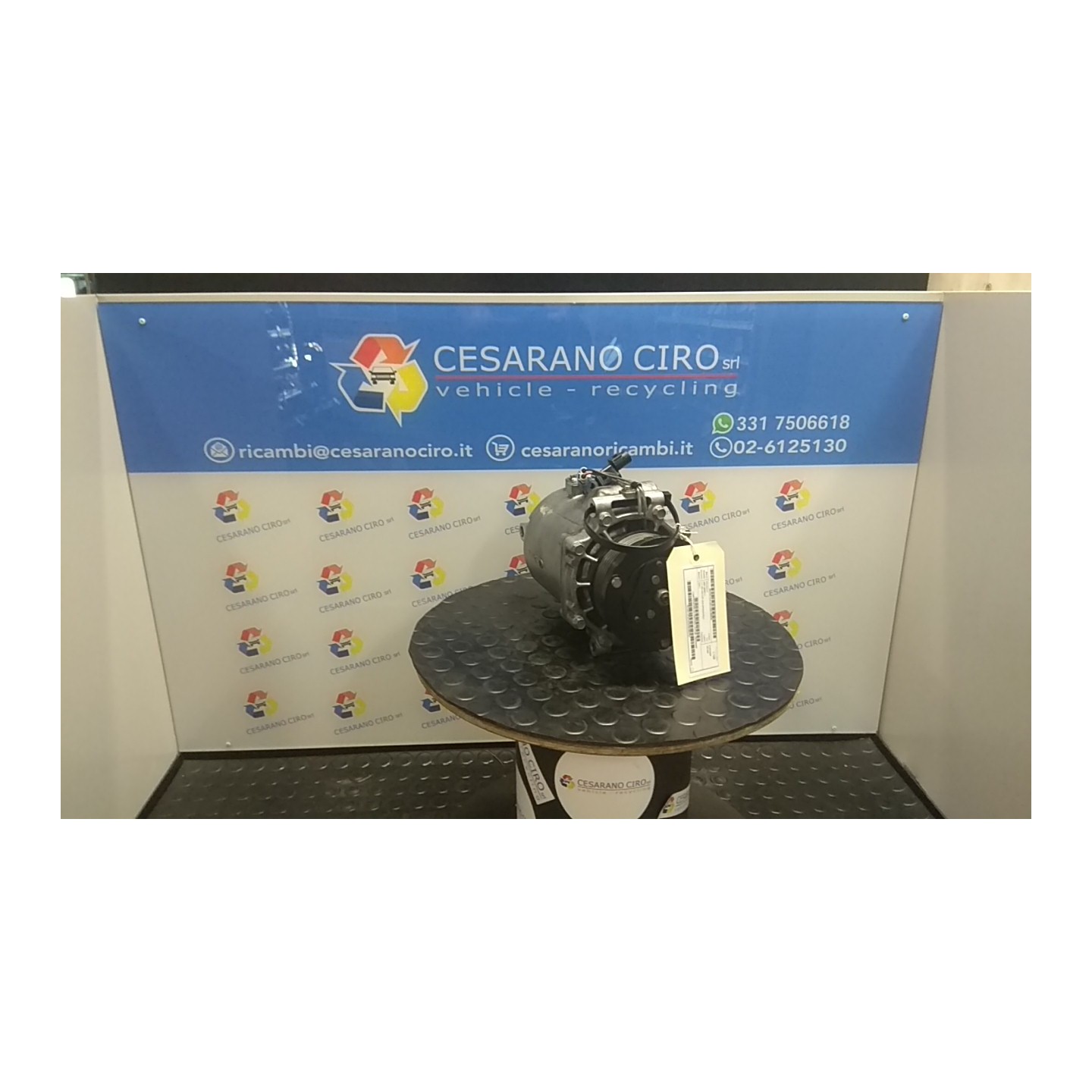 COMPRESSORE A/C RAFFRED. AUTOM. 038 PEUGEOT 4007 (06/07-) 4HN 1607025280