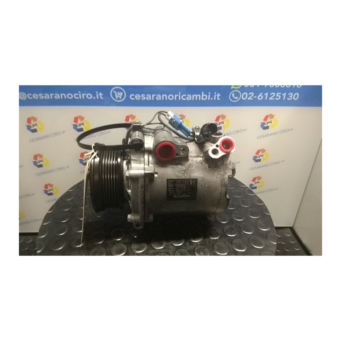 COMPRESSORE A/C RAFFRED. AUTOM. 038 PEUGEOT 4007 (06/07-) 4HN 1607025280