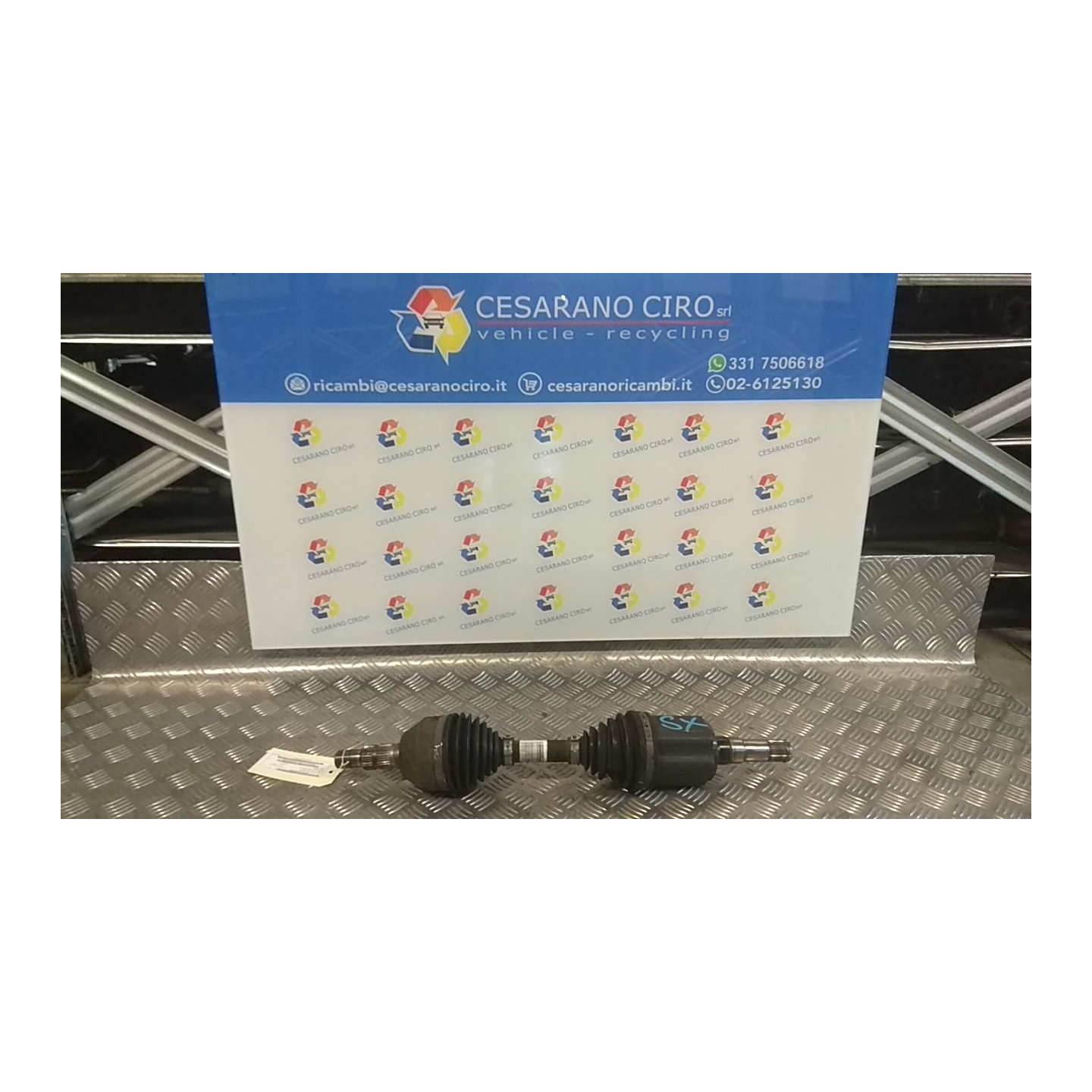SEMIALBERO ANT. COMPL. SX 049 CHEVROLET (DAEWOO) CRUZE (J300) (04/09-) Z20S1 NB2838063014002SX
