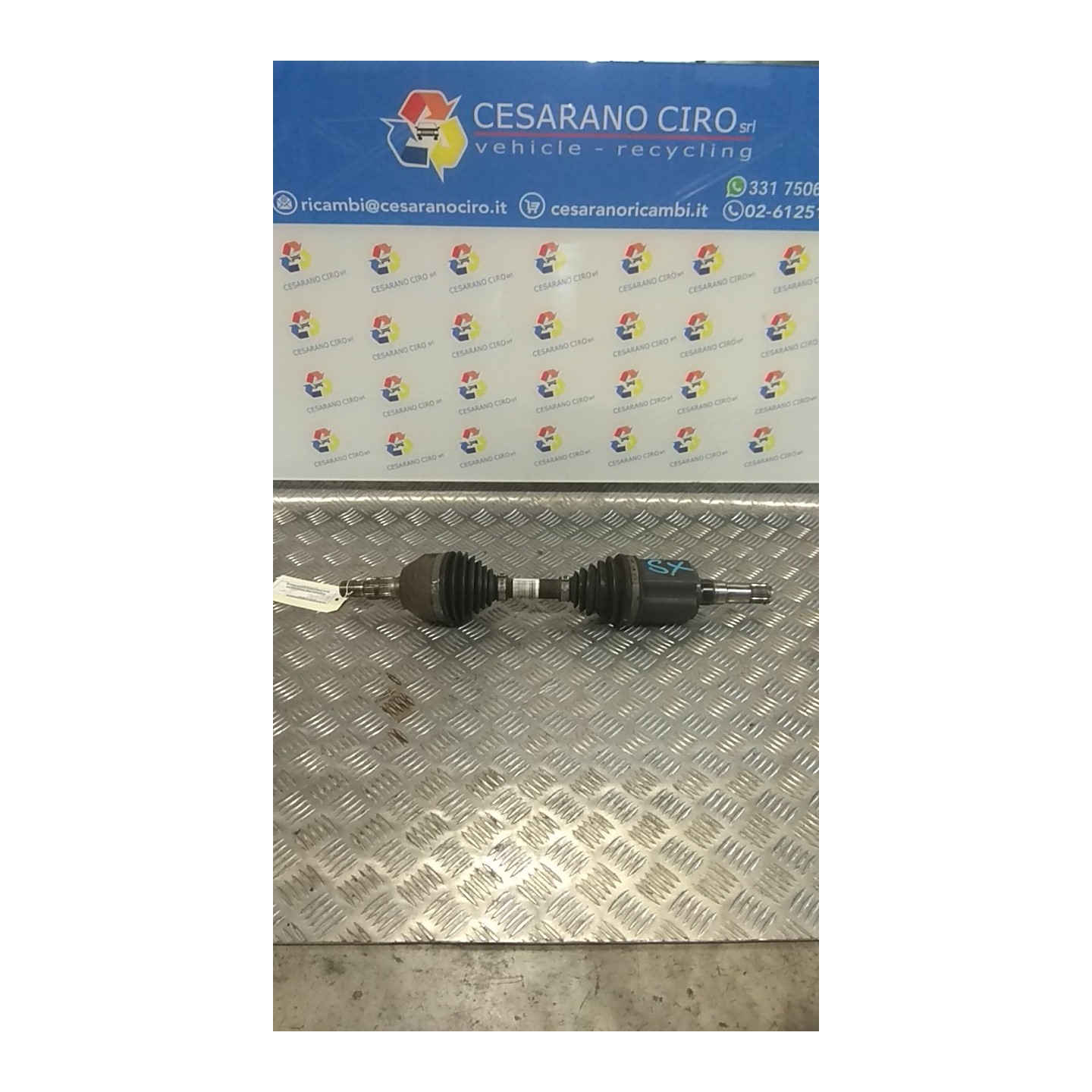 SEMIALBERO ANT. COMPL. SX 049 CHEVROLET (DAEWOO) CRUZE (J300) (04/09-) Z20S1 NB2838063014002SX