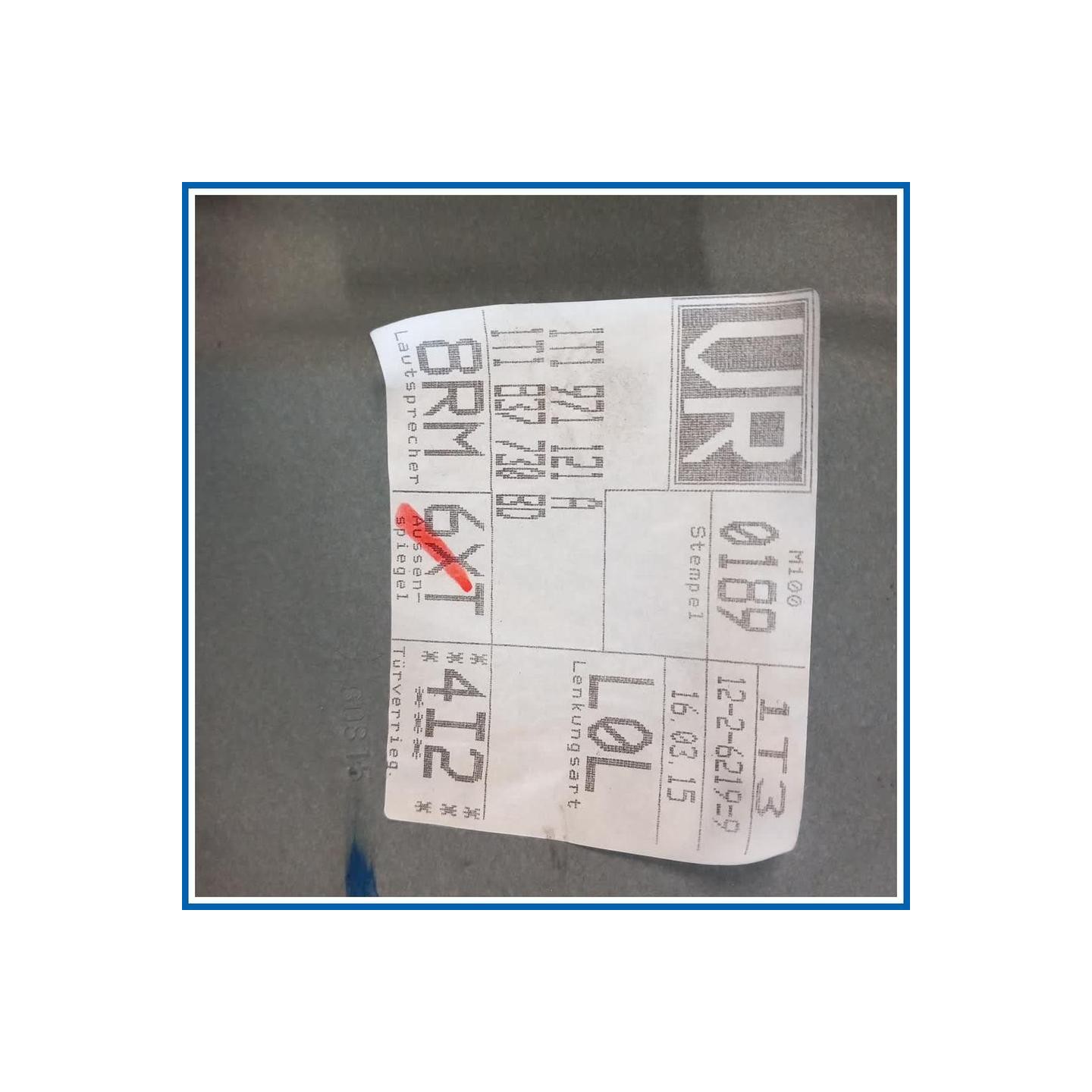 Alzacristallo porta ant. dx. VOLKSWAGEN Touran III