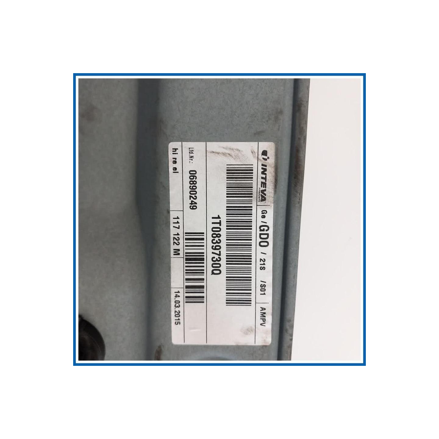 Alzacristallo porta post. dx. VOLKSWAGEN Touran III