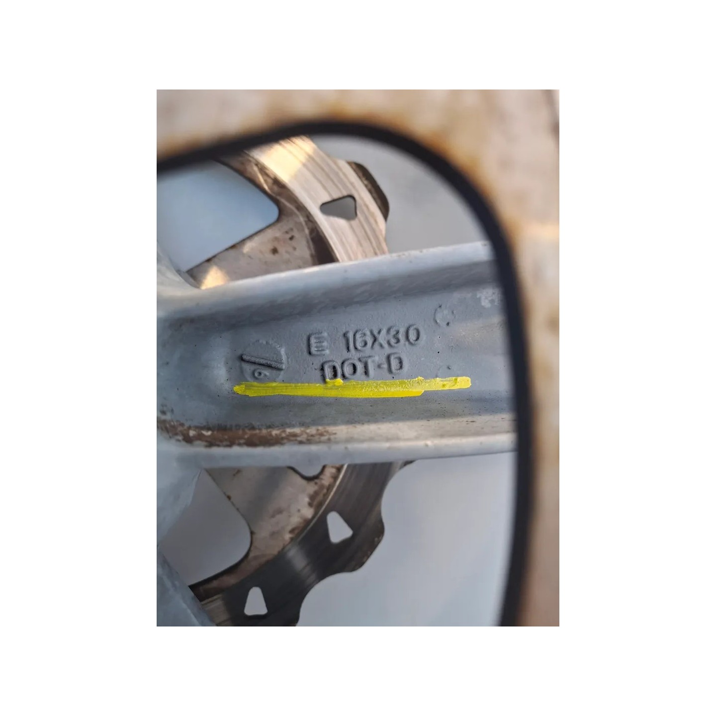 Ruota/cerchio anteriore con cuscinetti Aprilia Scarabeo Light (06-13) Scarabeo 500 