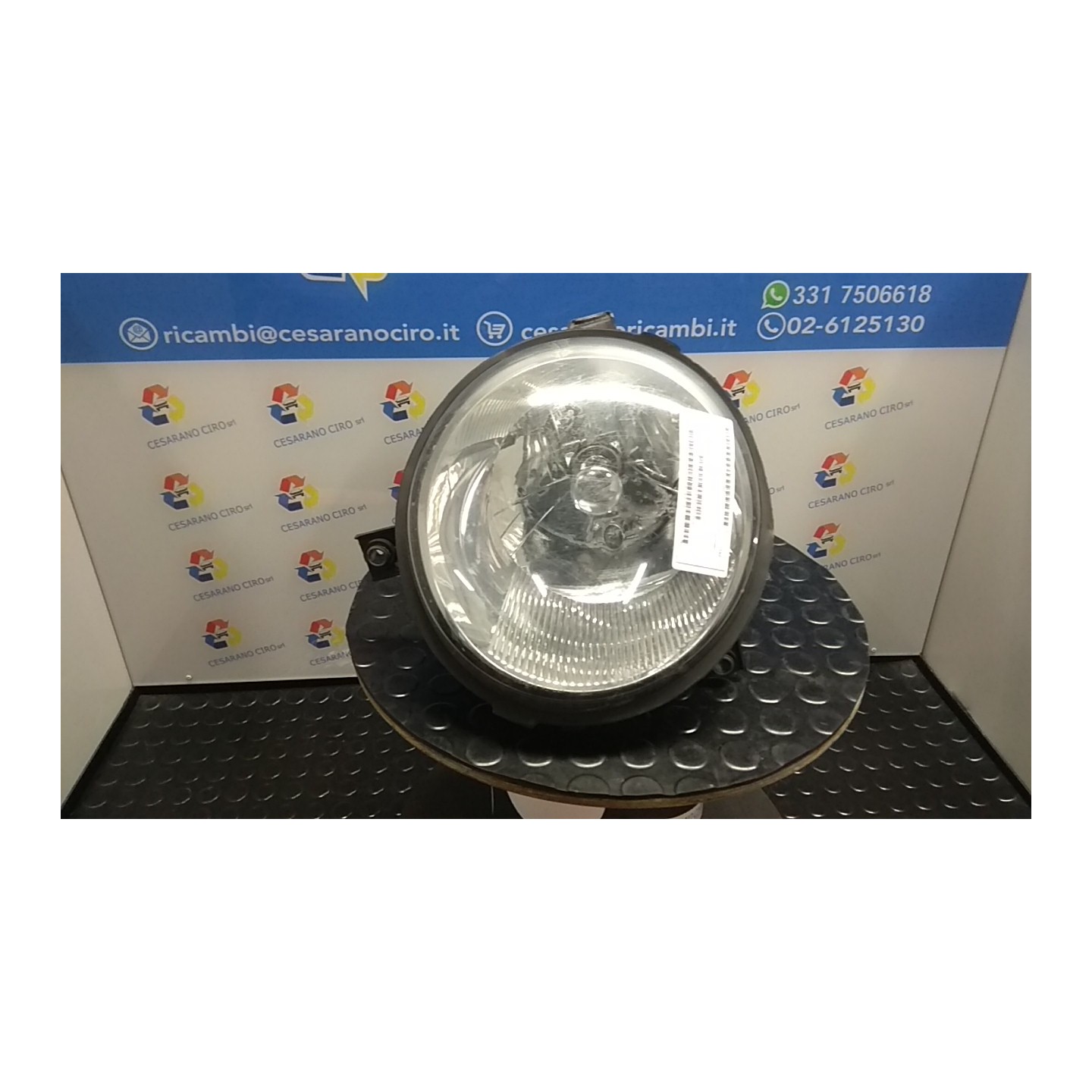 PROIETTORE CON REGOLATORE ALTEZZA SX. 019 VOLKSWAGEN LUPO (6X) (09/98-05/05) AUD 6X1941751J