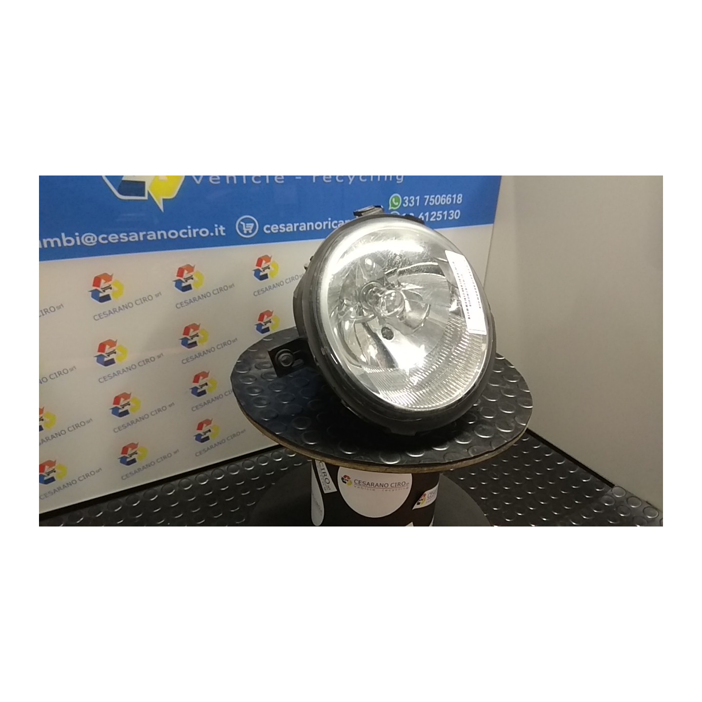 PROIETTORE CON REGOLATORE ALTEZZA SX. 019 VOLKSWAGEN LUPO (6X) (09/98-05/05) AUD 6X1941751J