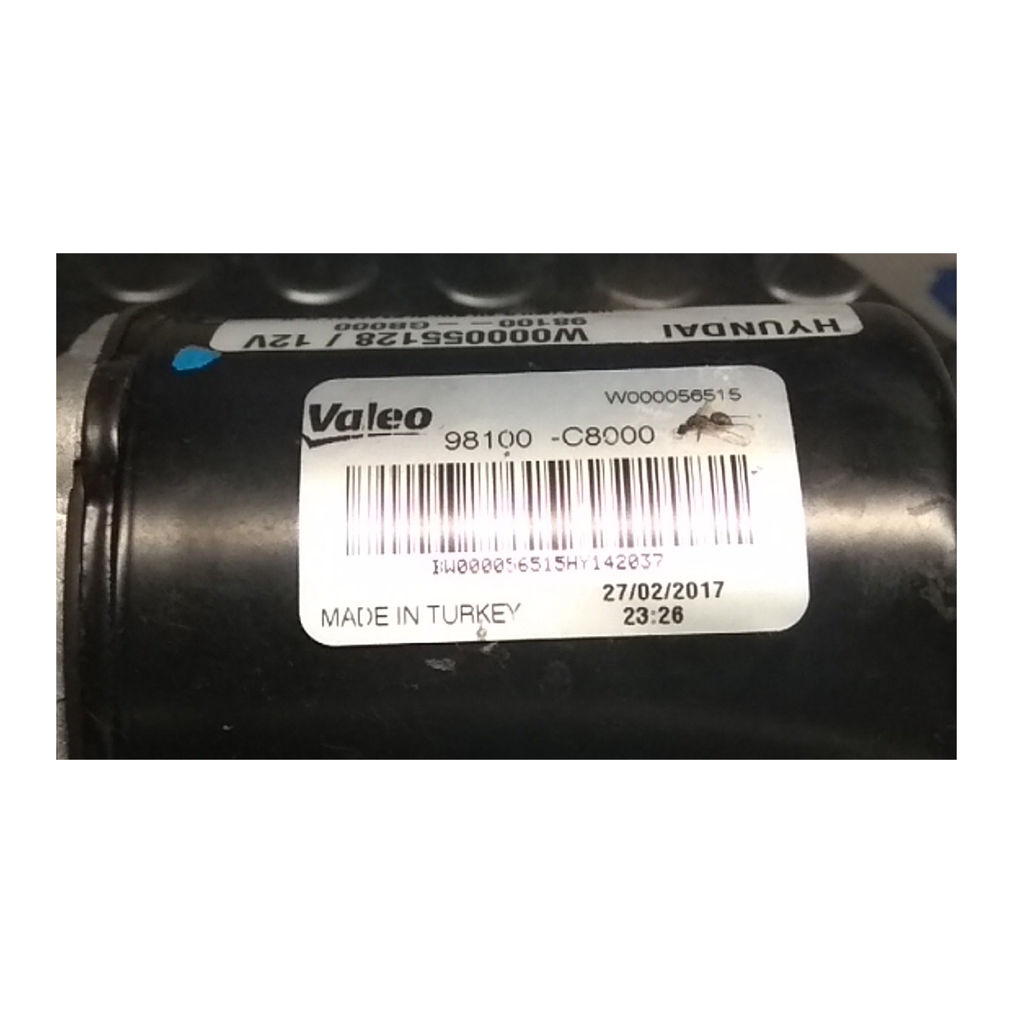 MOTORINO TERGIPARABREZZA 031 HYUNDAI I20 (11/14-) G4LA 98110C8000