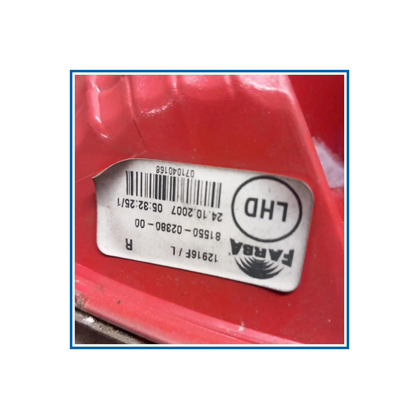 Fanale post. dx. TOYOTA Auris I