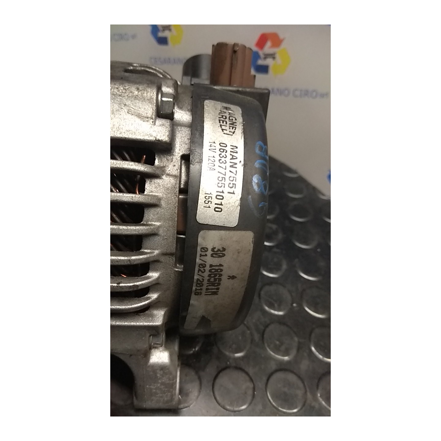ALTERNATORE 120AMP 018 FORD FOCUS (CB4) (01/08-12/11) G8DD 1707062