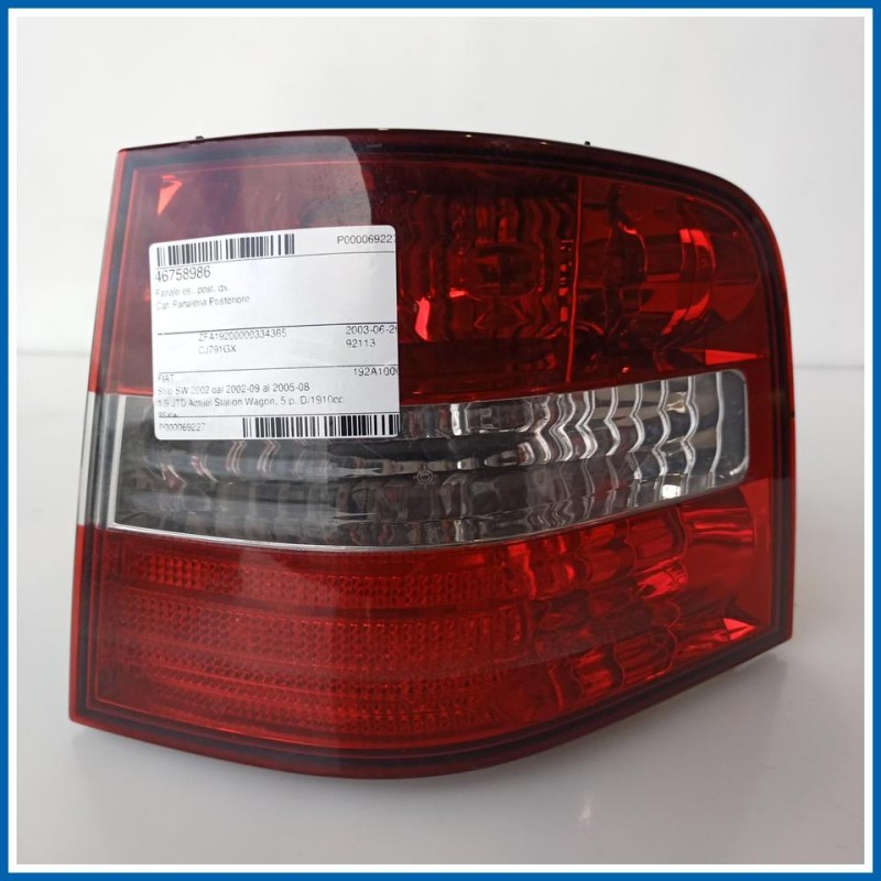 Fanale est. post. dx. FIAT STILO (2C) (09/01>11/03