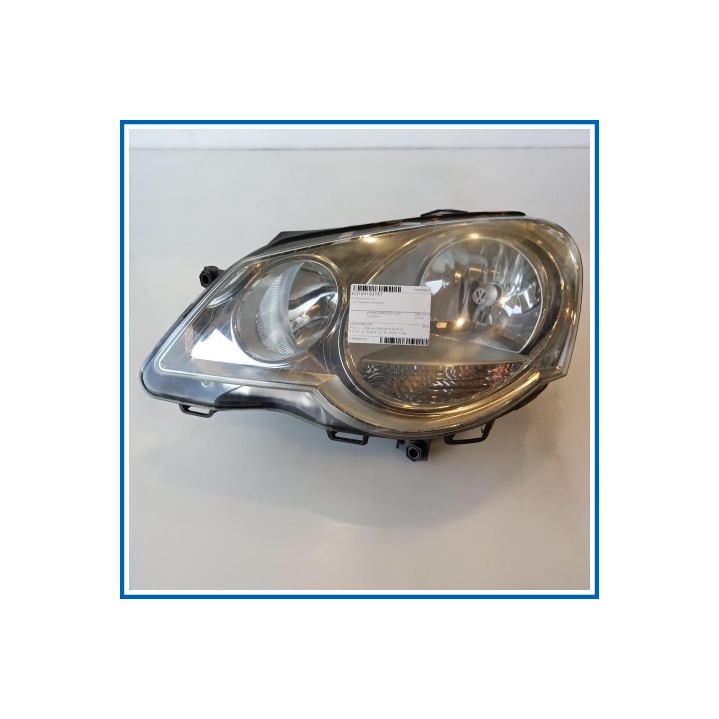 Proiettore ant. sx. VOLKSWAGEN POLO (9N) (04/05>)