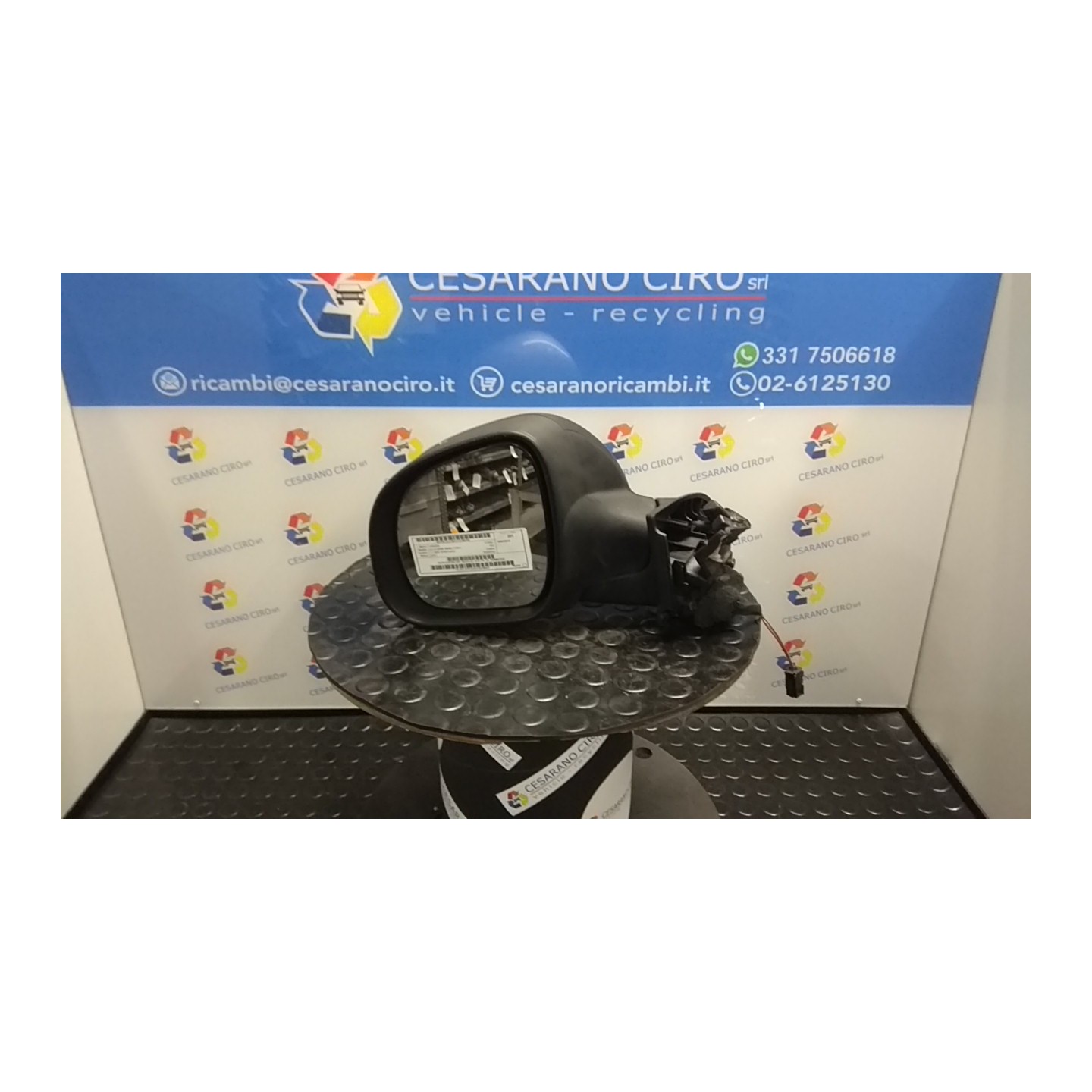 RETROVISORE EST. REGOLAZ. ELETTR. SX. 102 CITROEN C3 2A SERIE (09/05-11/10) HFX 96766577XX