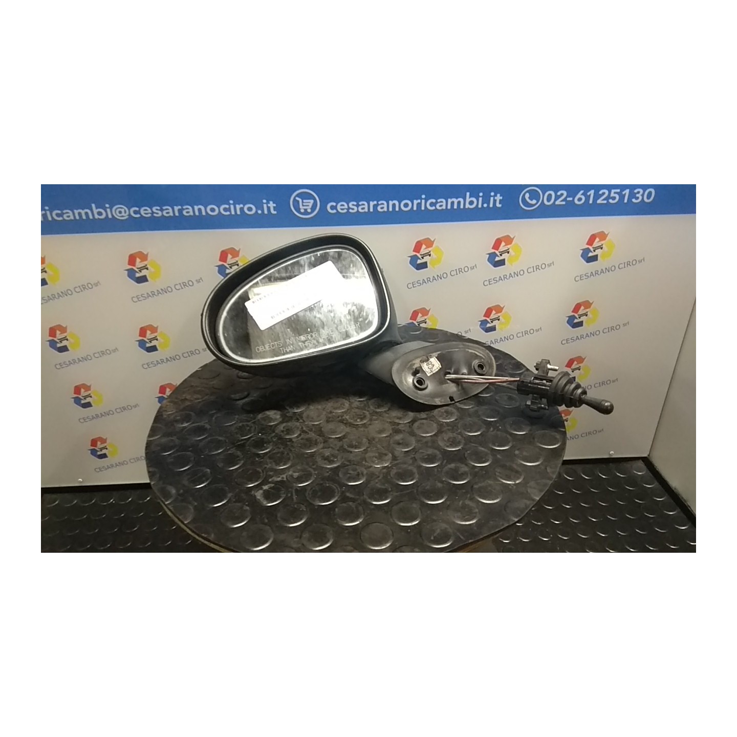RETROVISORE EST. SX. 126 CHEVROLET (DAEWOO) MATIZ (M200) (04/05-12/10) A08S3 96600411