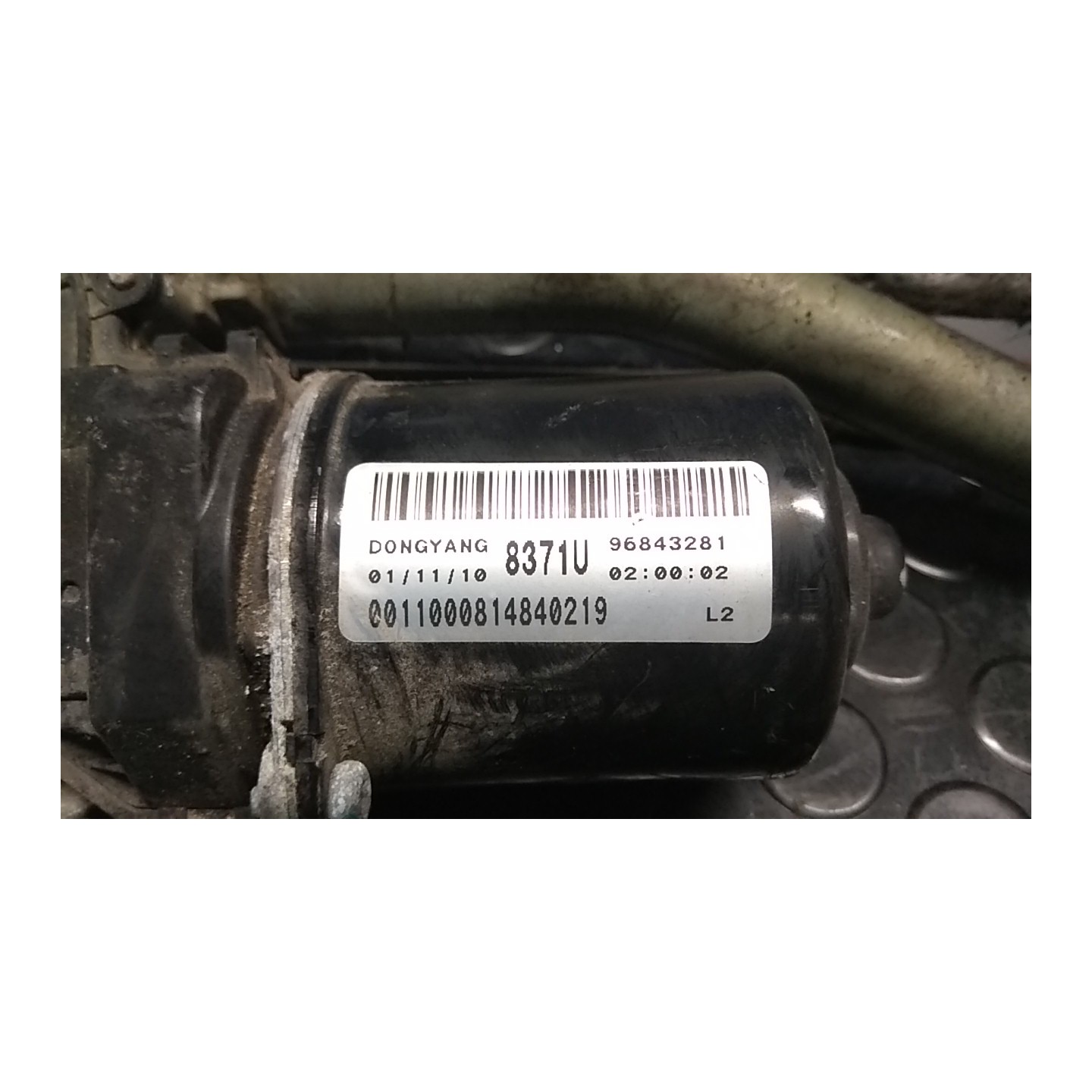 MOTORINO TERGIPARABREZZA 139 CHEVROLET (DAEWOO) SPARK (M300) (01/10-12/15) B10D1 96843281