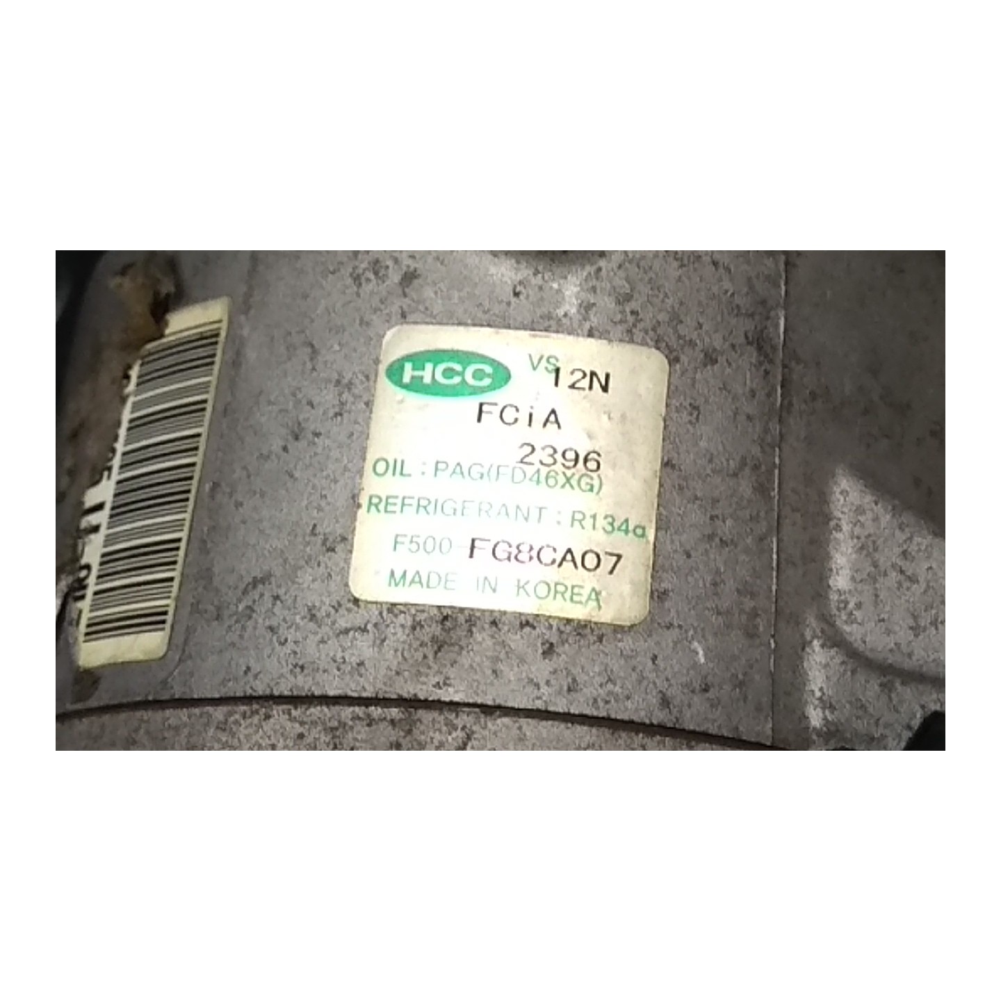 COMPRESSORE A/C 033 HYUNDAI I20 (01/09-) D4FC 977011J200