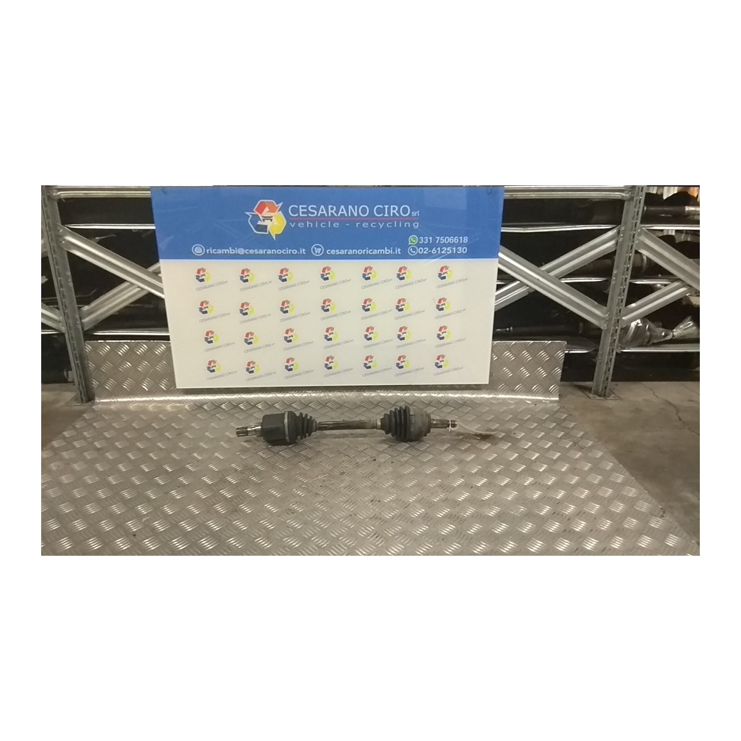 SEMIALBERO ANT. COMPL. ROTAZIONE SX. 026 MINI MINI (R50/R53) (07/01-07/06) 1ND 31607525128