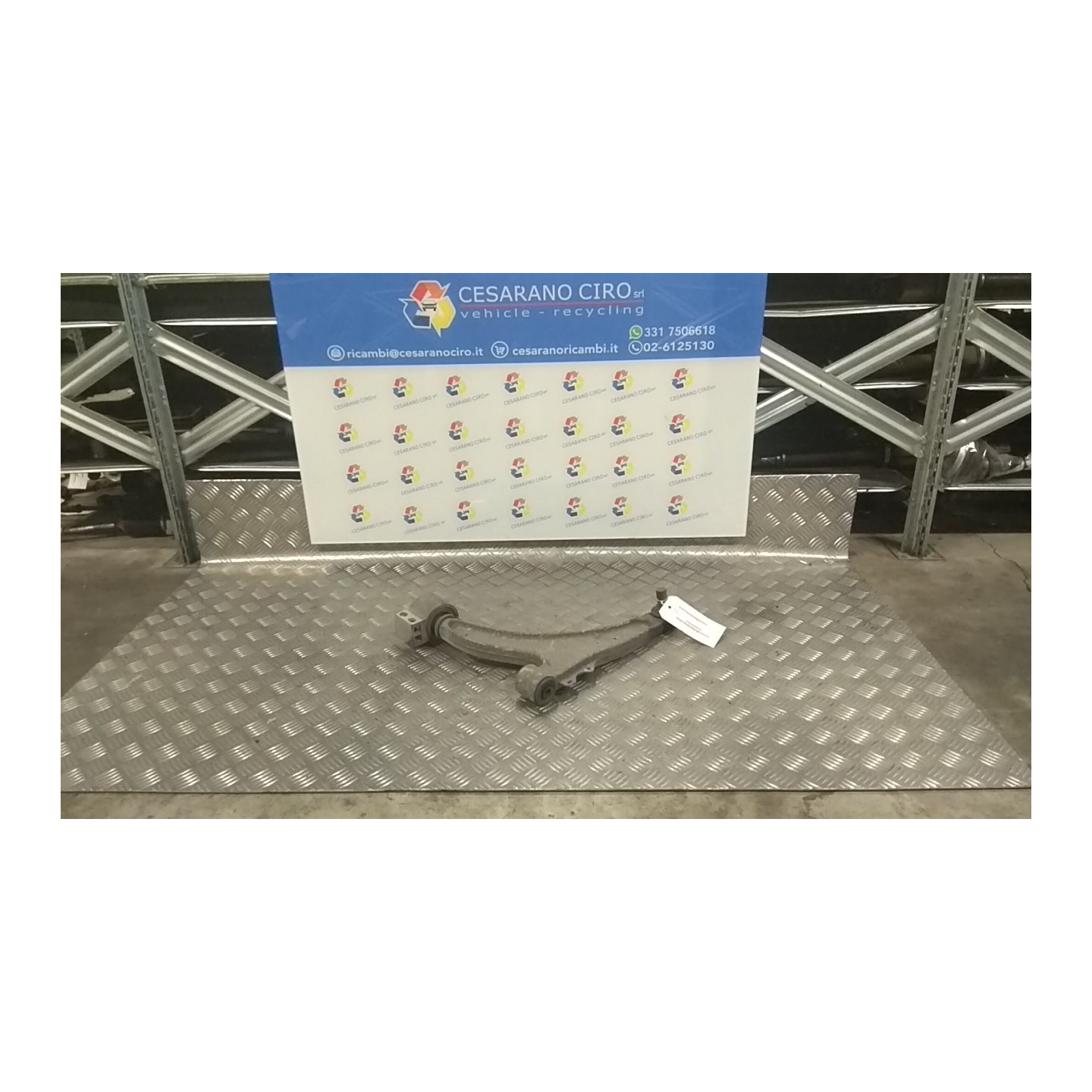 BRACCIO OSCILLANTE SOSP. ANT. SX. 046 OPEL INSIGNIA (G09) (12/08-10/13) A16LET 13318884