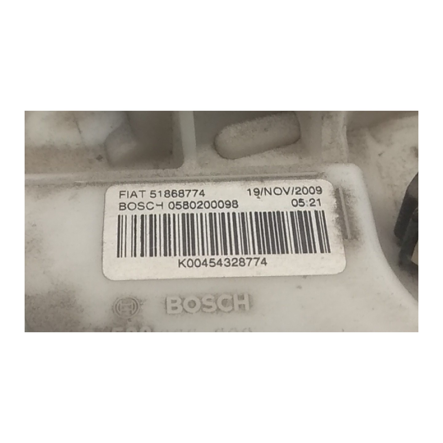 POMPA CARBURANTE C/TRASDUTTORE (GALLEGGIANTE) 023 FIAT PUNTO EVO (3J) (08/09-07/13) 350A1000 51868774
