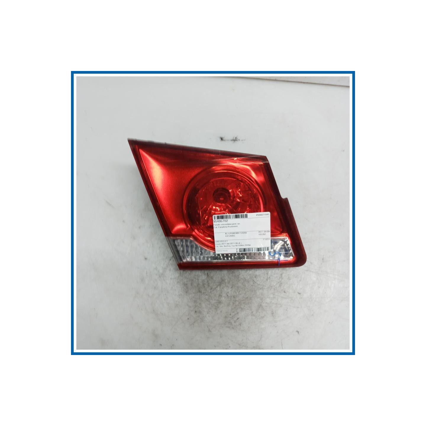 Fanale retronebbia post. sx. CHEVROLET Cruze