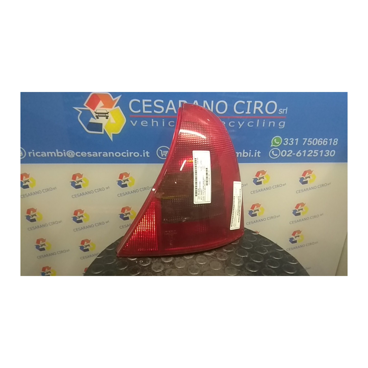FANALE POST. DX. 080 RENAULT CLIO 2A SERIE (04/98-04/01) D7FD7 7700410518