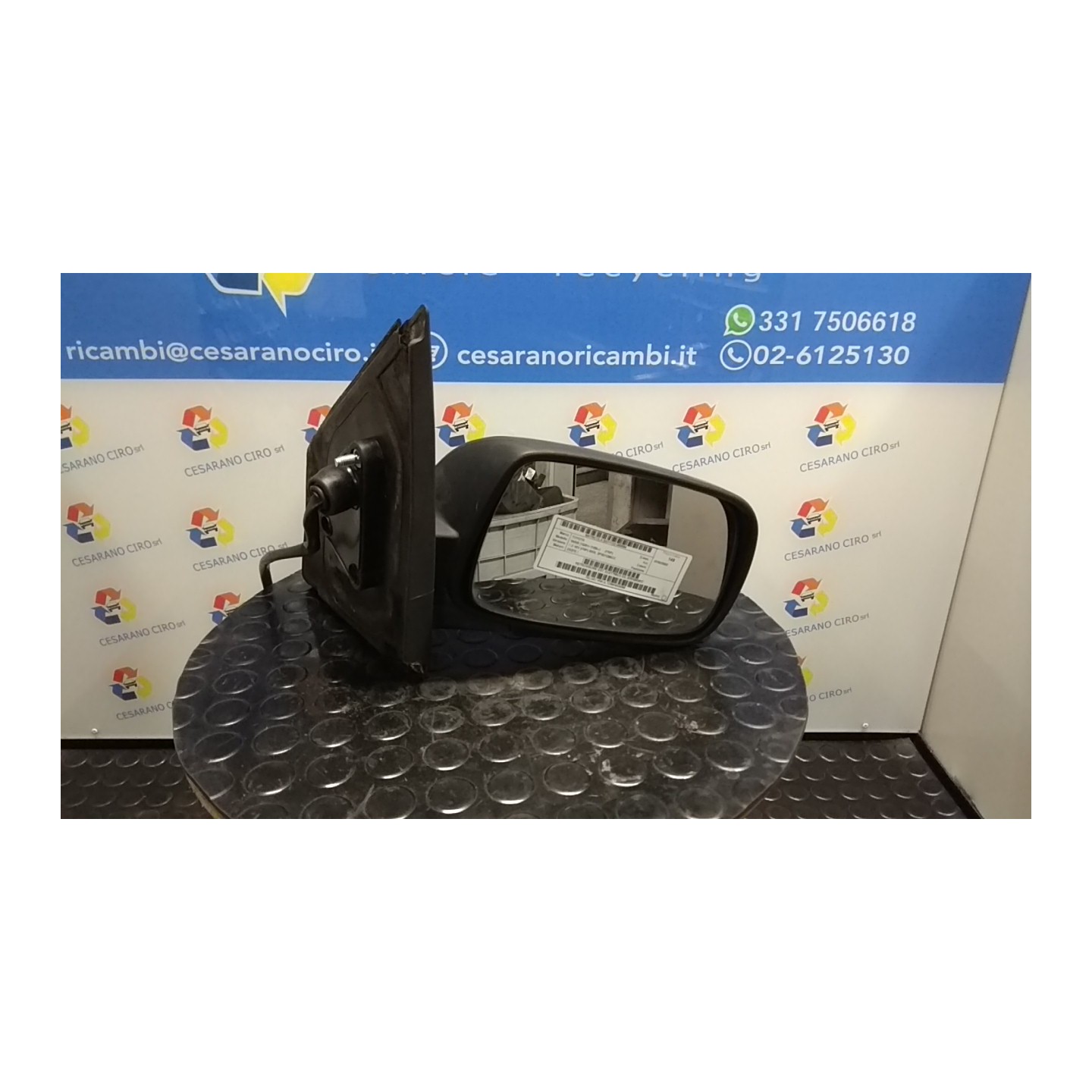 RETROVISORE EST. ELETTRICO DX. 094 TOYOTA YARIS (10/01-11/05)     (FRP) 2SZFE 879100D917