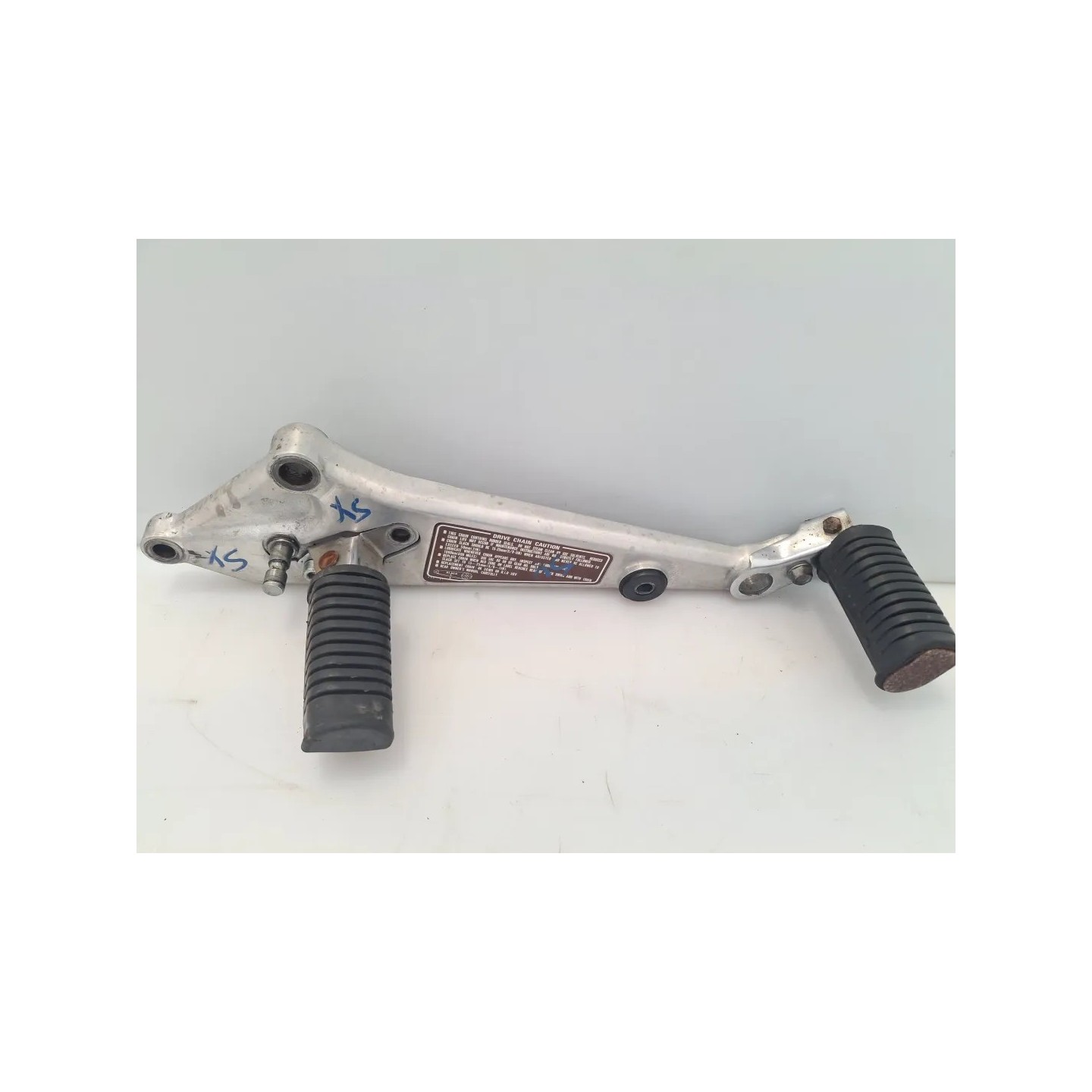 Piastra attacco pedana appoggiapiedi anteriore e posteriore Honda CB 750 F Honda CB 750 F Bol d'Or/ cafe' racer (1980-1983) Sini