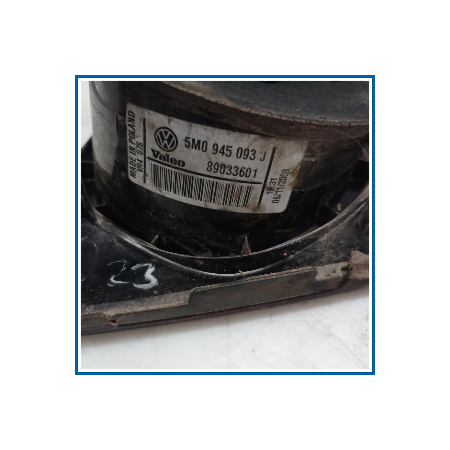 Fanale int. post. sx. VOLKSWAGEN Golf Plus I
