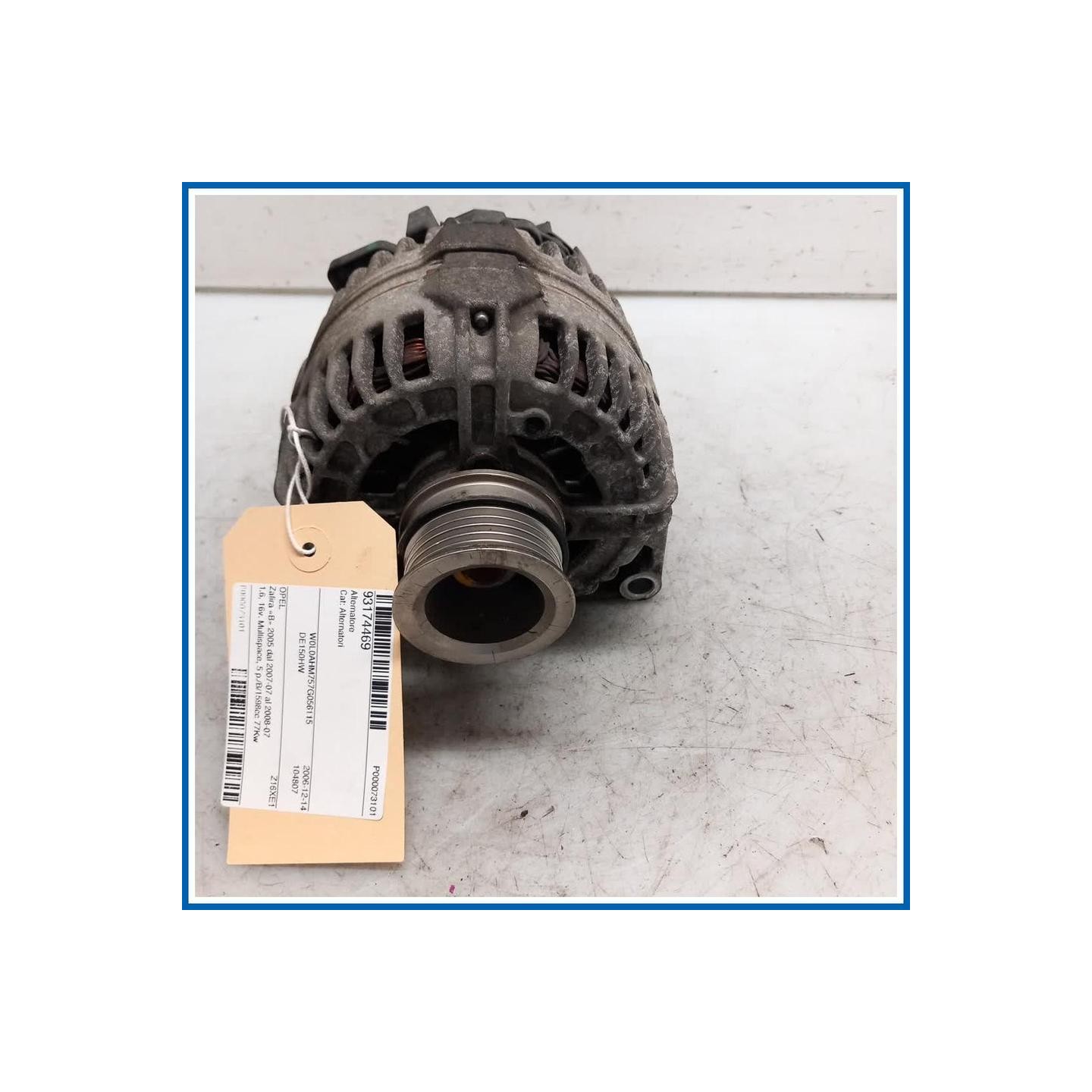 Alternatore OPEL Zafira B
