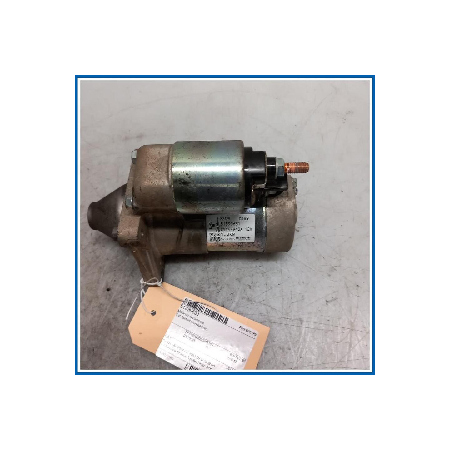Motorino avviamento FIAT Panda II