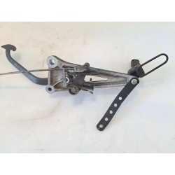 Piastra attacco pedana appoggiapiedi anteriore e posteriore Honda CB 250 CB 250 Cafe Racer Destro