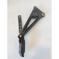 Piastra attacco pedana appoggiapiedi anteriore e posteriore Honda CB 250 CB 250 Cafe Racer Sinistro