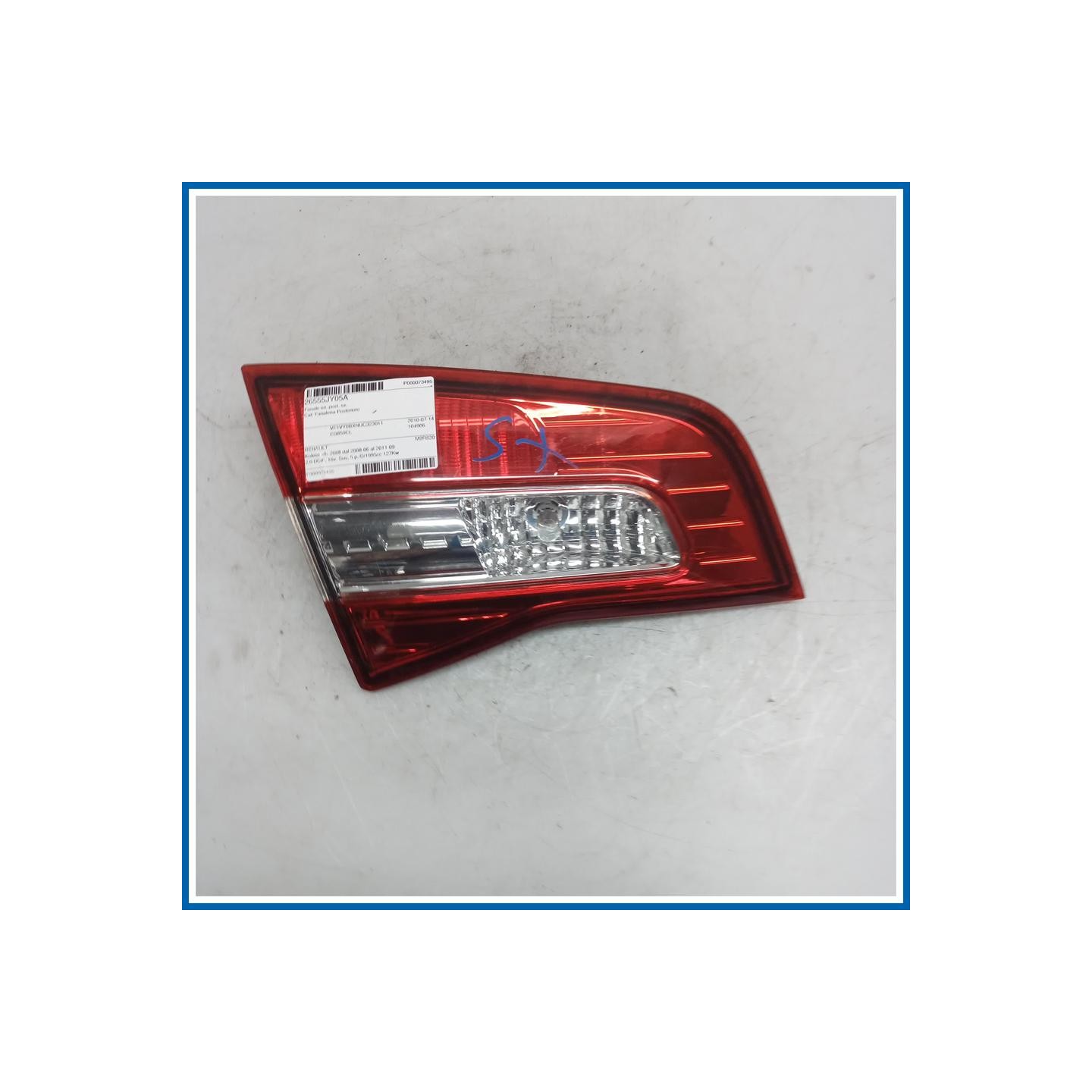 Fanale int. post. sx. RENAULT Koleos I
